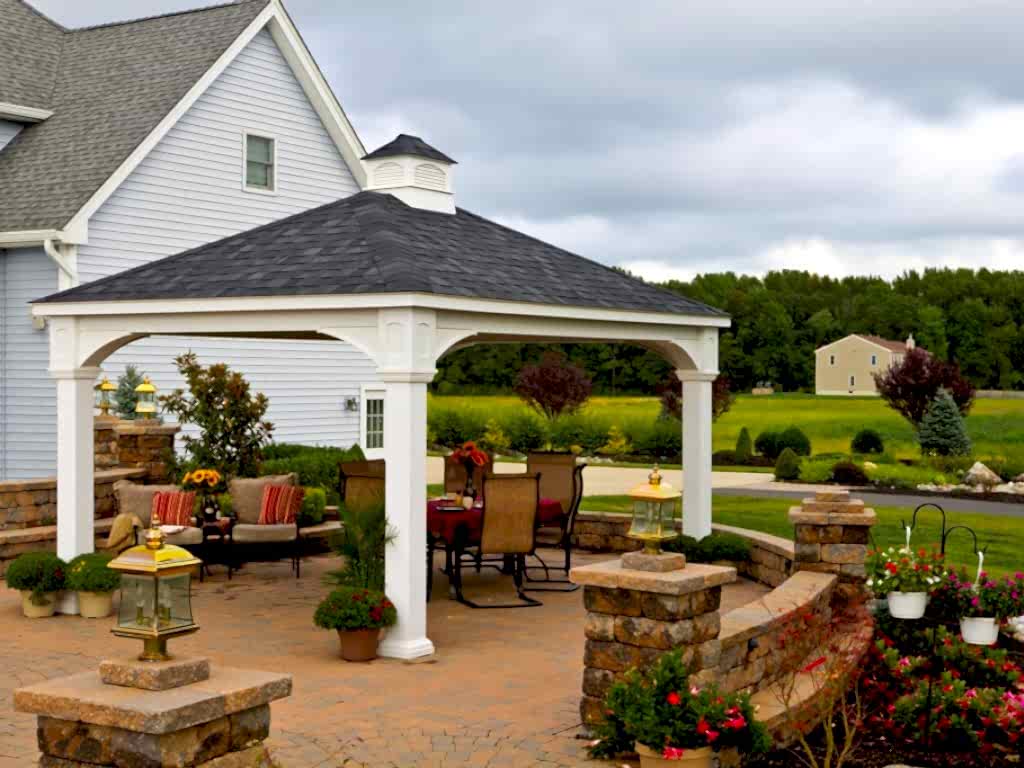 10x14 Vinyl Traditional Pavilion