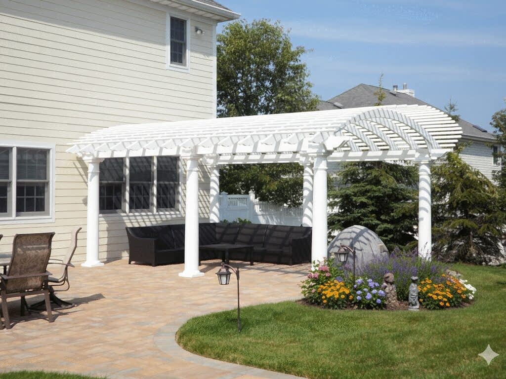 14x20 Arcadian Pergola Southside Fence Musacchia (1) sm