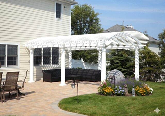 14x20 Arcadian Pergola Southside Fence Musacchia (1) sm