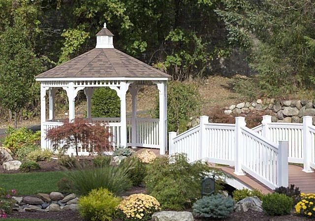 Photo Gazebo - 12 Vinyl Octagon (2)