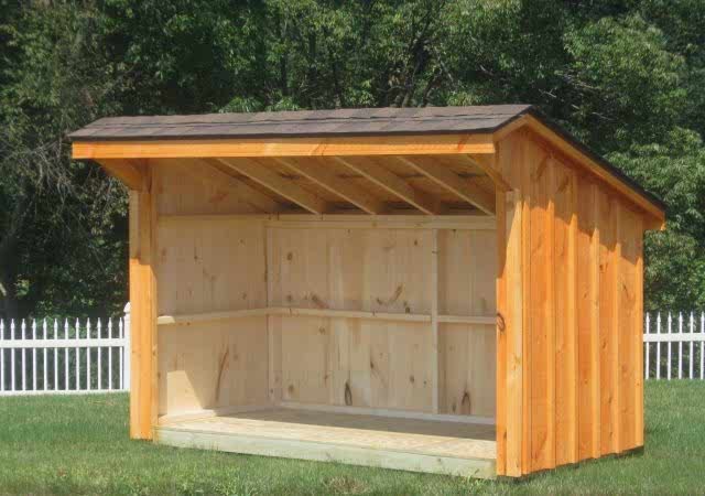 4x8 Firewood Shed