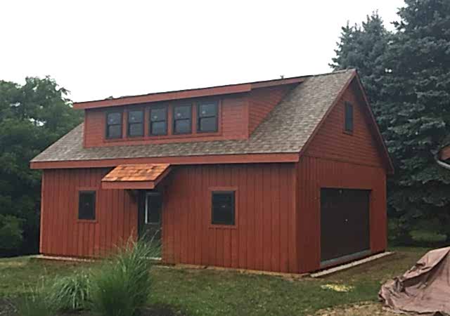 26x30 2-Story A-Frame Work Shop