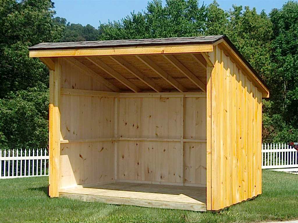 6x8 Firewood Shed.