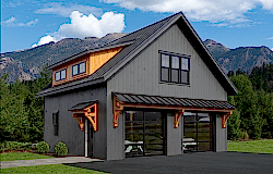 Timber Frame Garage