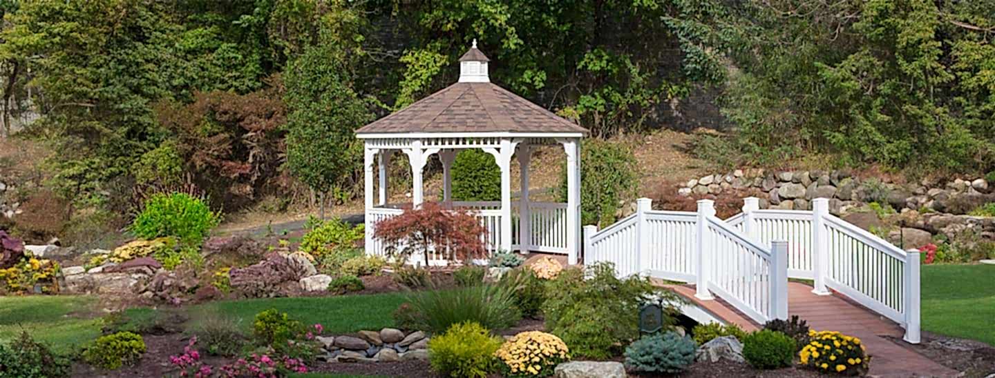 10' Oct - Country Style - White Vinyl Gazebo - Cupola (2) expanded sized