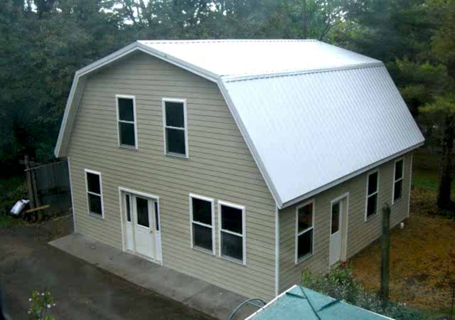2 story build on site gambrel 2