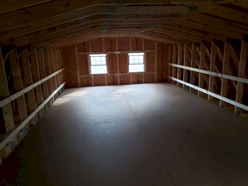 2nd story gambrel interior