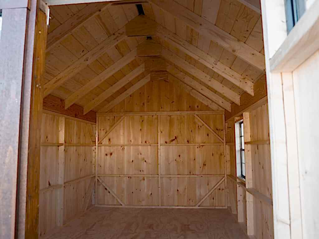 timber frame shed