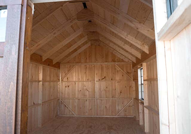 timber frame shed
