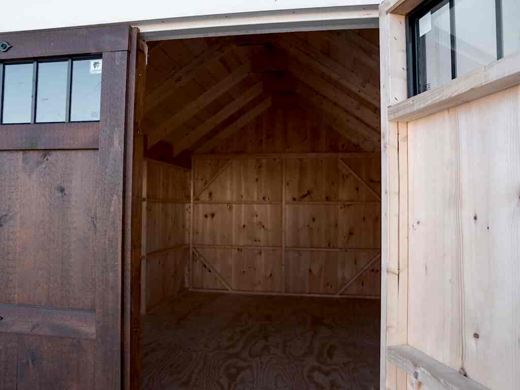 timber frame shed