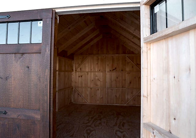 timber frame shed