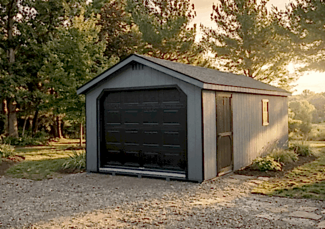 12' x 24' A-frame Garage