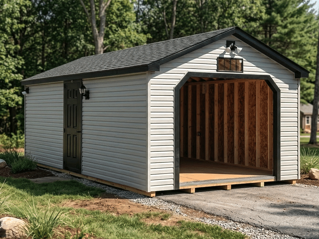 12' x 24' Viny A-frame Garage