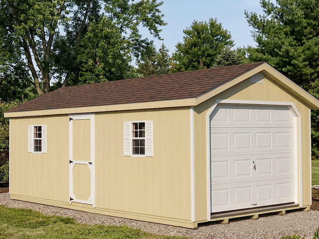 12' x 28' A-frame Garage