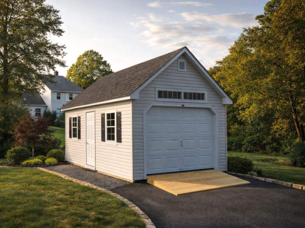 Garden A-frame Elite_7 with ramp