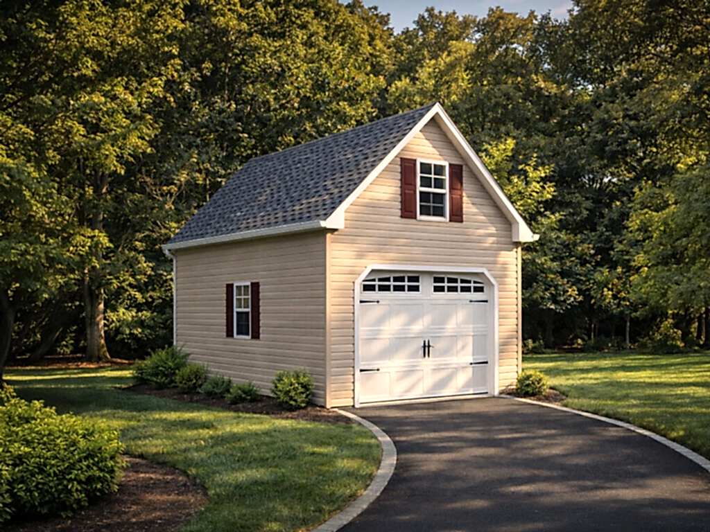 2-Story Single A-Frame Garage_2