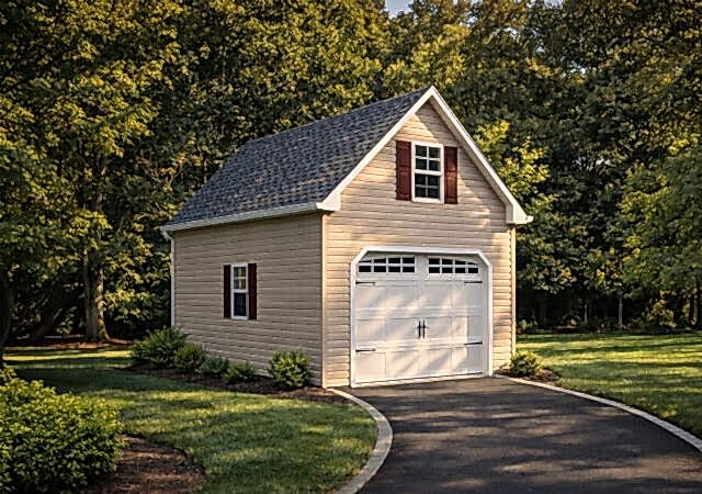 2-Story Single A-Frame Garage_2
