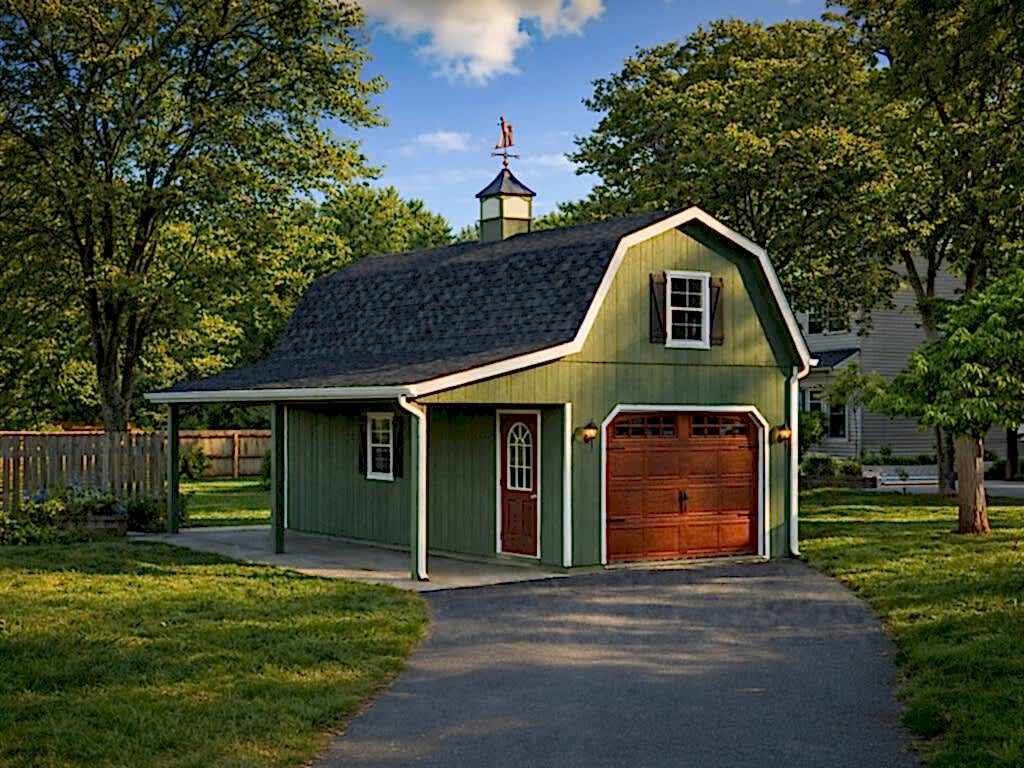 2-Story Single Gambrel Garage_2