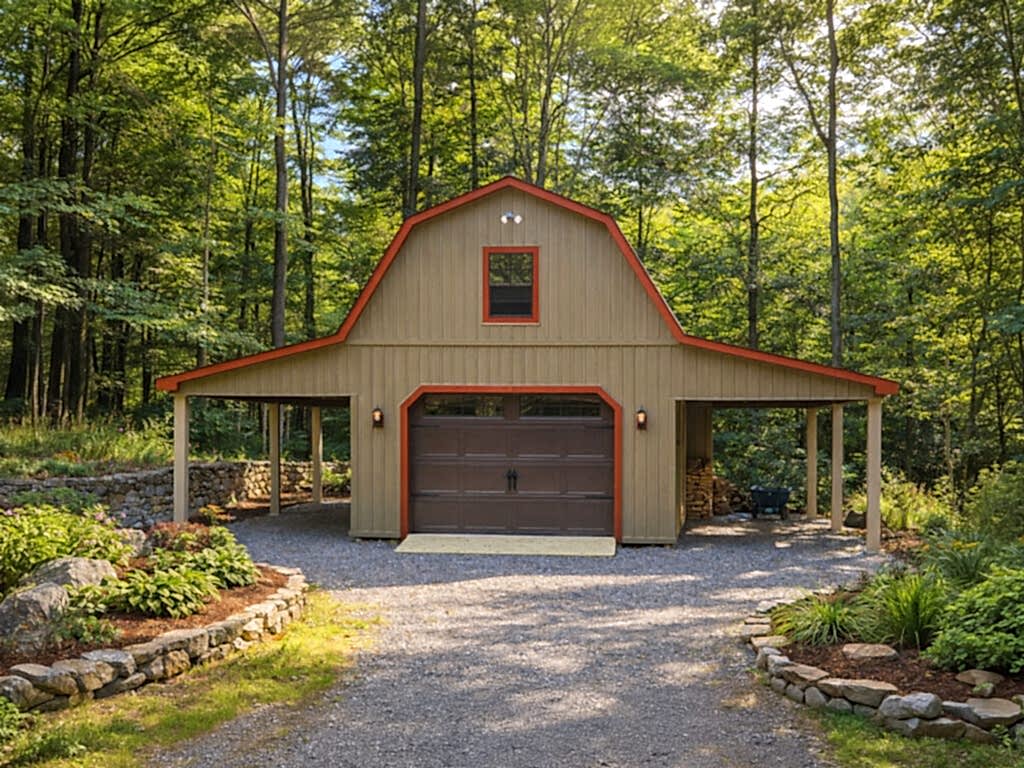 2-Story Single Gambrel Garage_4