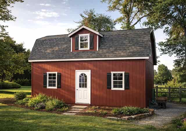 2-Story Single Gambrel Garage_5