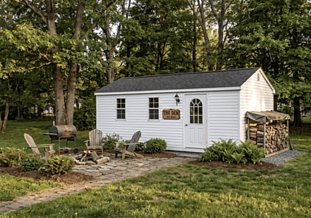12' x 24' White Vinyl Man Cave