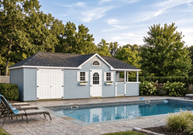 12' x 36' Colonial Style Pool House