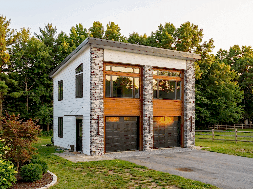 24' x 28' 2 story estate garage