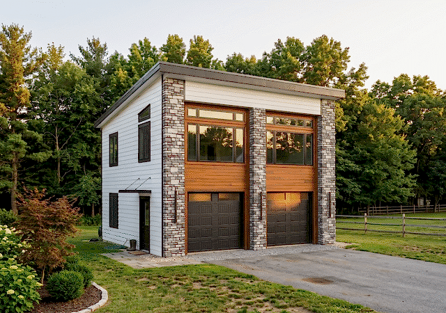 24' x 28' 2 story estate garage