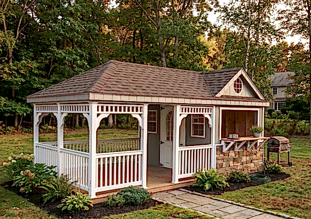 Colonial Poolhouse